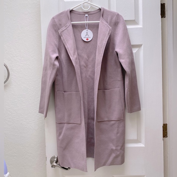 ANRABESS | Long Cardigan Sweater Small - Picture 9 of 16